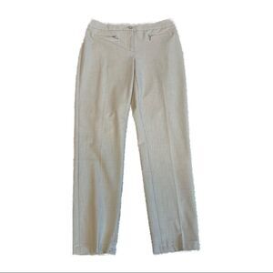 Laura beige stretchy dress pant trousers Sz 6